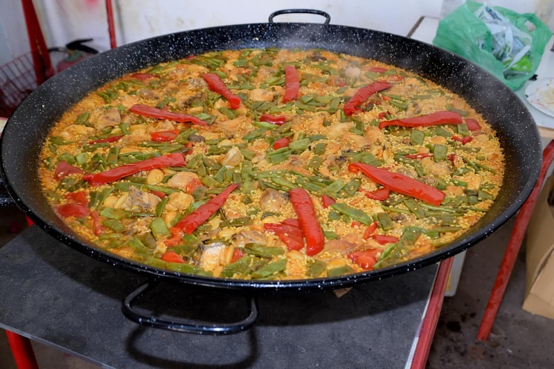 Paella dish